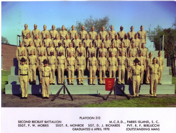 1970,MCRD Parris Island,Platoon 212