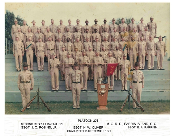 1970,MCRD Parris Island,Platoon 276