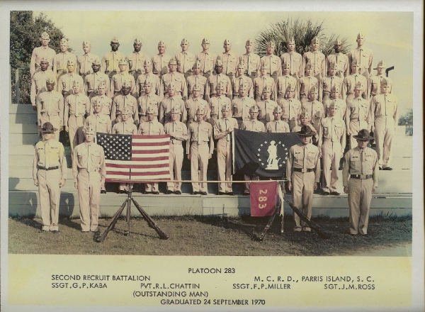 1970,MCRD Parris Island,Platoon 283