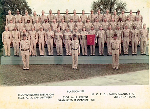 1970,MCRD Parris Island,Platoon 289