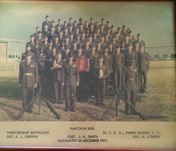 1970,MCRD Parris Island,Platoon 3020