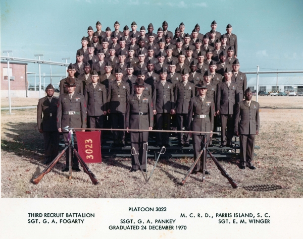 1970,MCRD Parris Island,Platoon 3023
