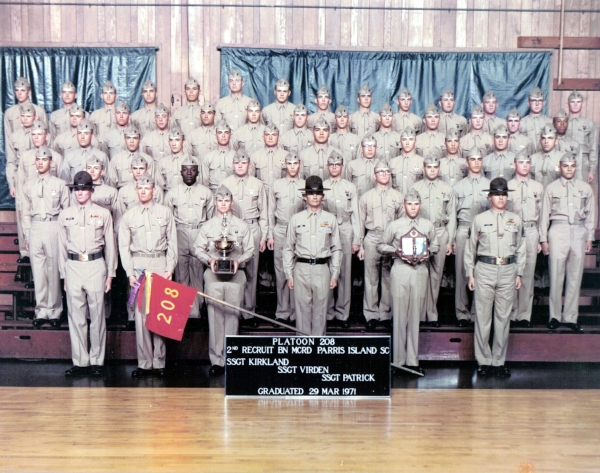 1971, MCRD Parris Island, Platoon 208