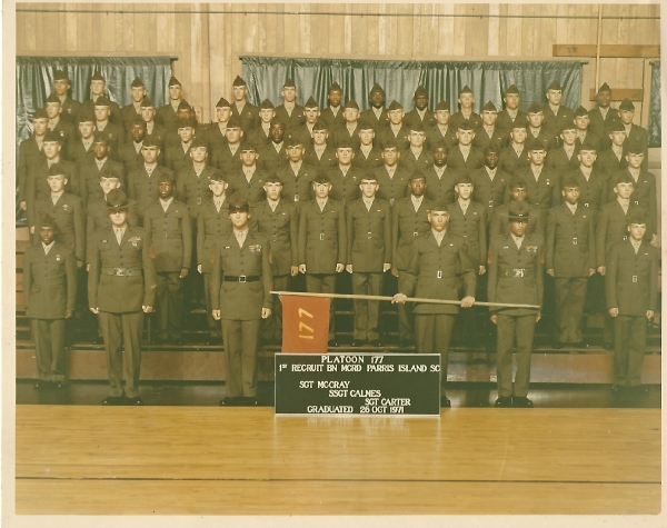 1971,MCRD Parris Island,Platoon 177