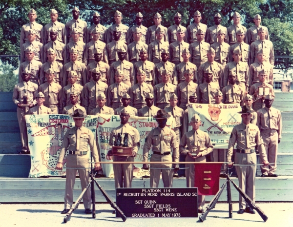 1973,MCRD Parris Island,Platoon 114