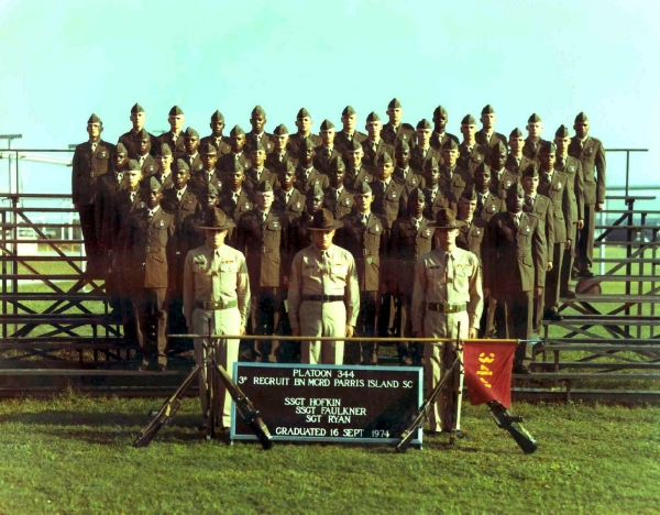 1974,MCRD Parris Island,Platoon 344