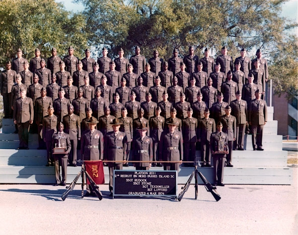 1974, MCRD Parris Island, Platoon 2011