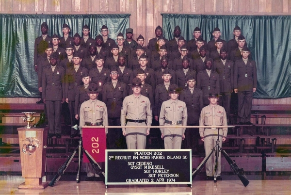 1974,MCRD Parris Island,Platoon 202