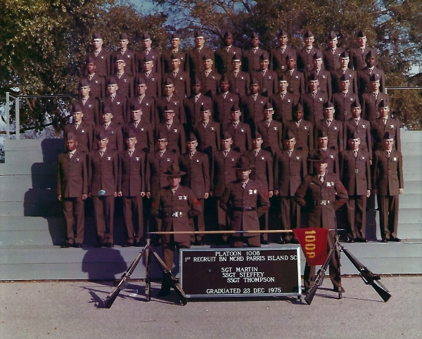 1975, MCRD Parris Island, Platoon 1008