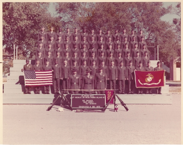 1975,MCRD Parris Island,Platoon 2001