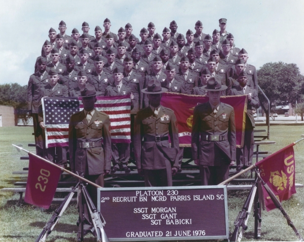 1976,MCRD Parris Island,Platoon 230