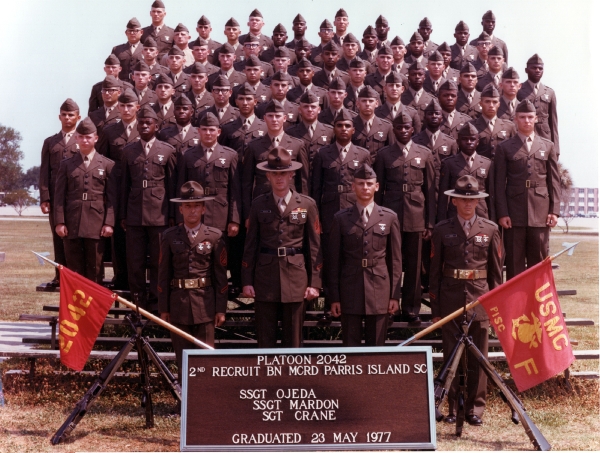 1977, MCRD Parris Island, Platoon 2042