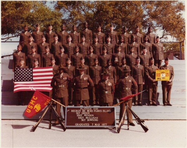 1977,MCRD Parris Island,Platoon 1021