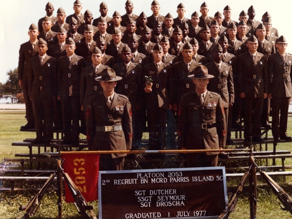 1977,MCRD Parris Island,Platoon 2053