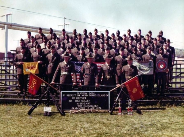 1979,MCRD Parris Island,Platoon 3001