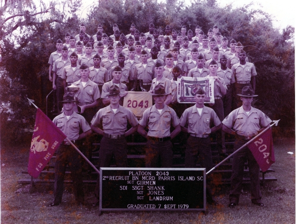 1979,MCRD Parris Island,Platoon 2043
