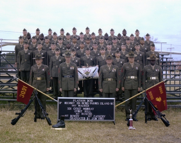 1980,MCRD Parris Island,Platoon 3091