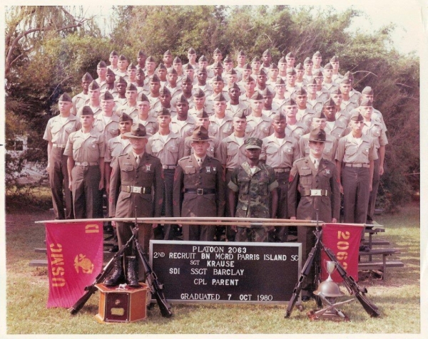 1980,MCRD Parris Island,Platoon 2063