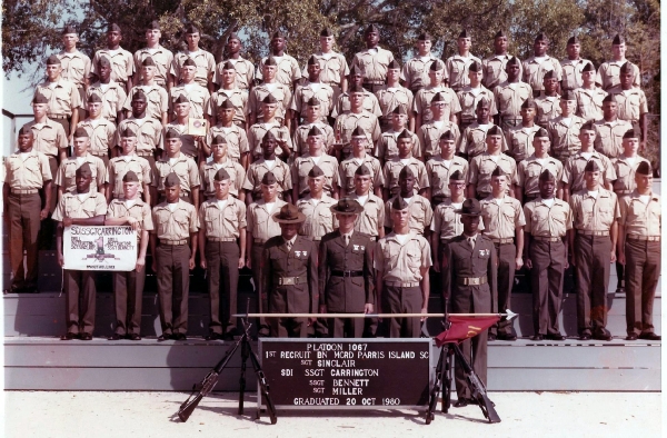 1980,MCRD Parris Island,Platoon 1067