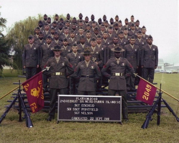 1981,MCRD Parris Island,Platoon 2049