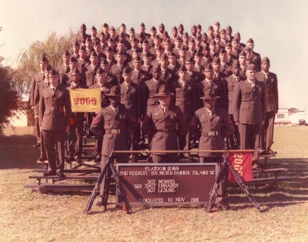 1981,MCRD Parris Island,Platoon 2069