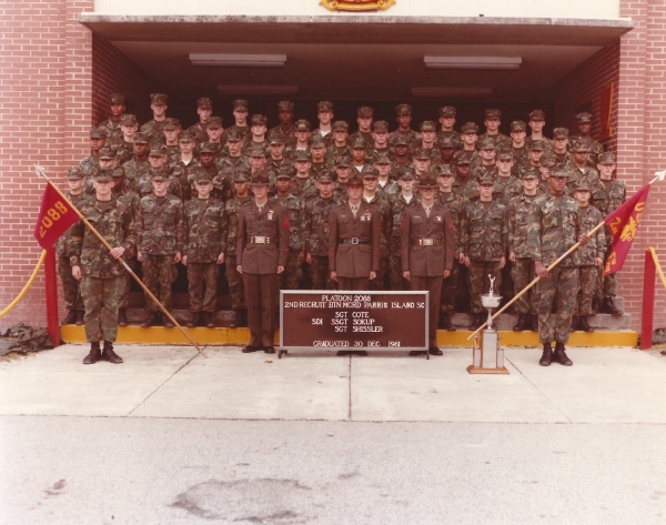 1981,MCRD Parris Island,Platoon 2088