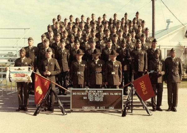 1982,MCRD Parris Island,Platoon 3063