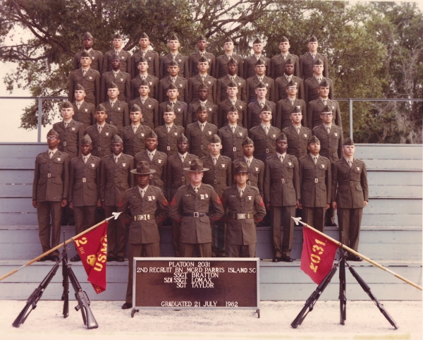 1982,MCRD Parris Island,Platoon 2031