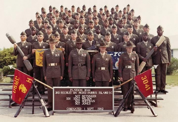 1982,MCRD Parris Island,Platoon 3041