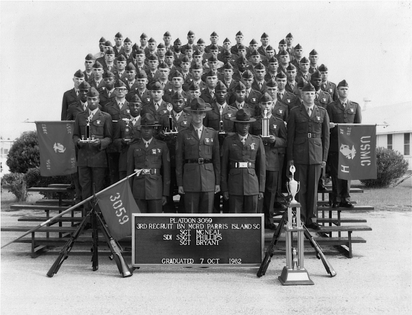 1982,MCRD Parris Island,Platoon 3059