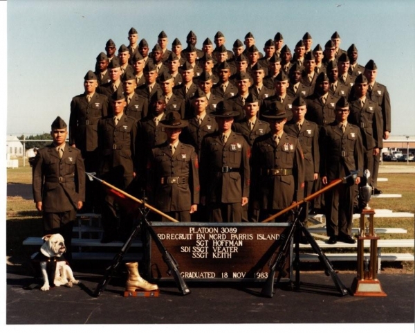 1983,MCRD Parris Island,Platoon 3089