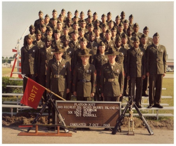 1983,MCRD Parris Island,Platoon 3077