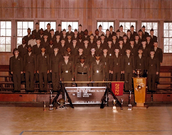 1984, MCRD Parris Island, Platoon 2022