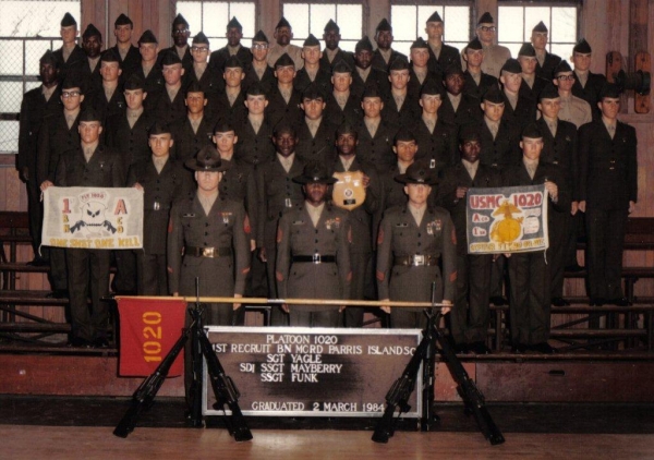 1984,MCRD Parris Island,Platoon 1020