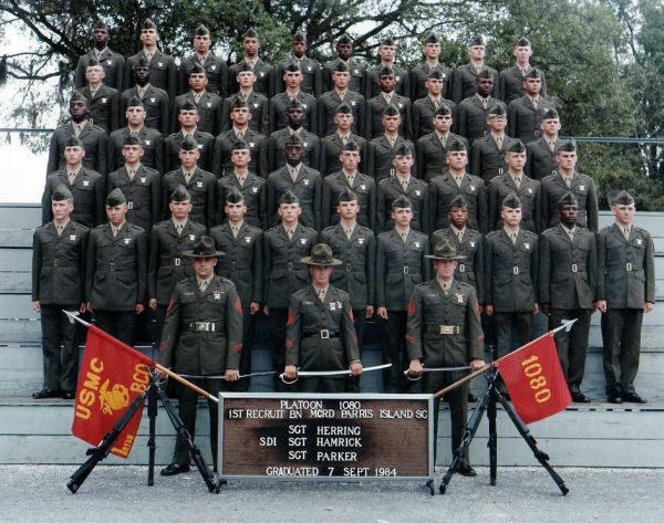 1984,MCRD Parris Island,Platoon 1080
