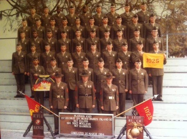 1984,MCRD Parris Island,Platoon 1025