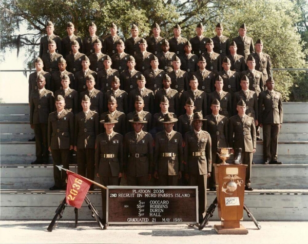 1985,MCRD Parris Island,Platoon 2036