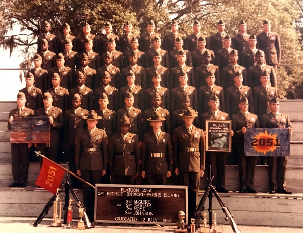 1985,MCRD Parris Island,Platoon 2051