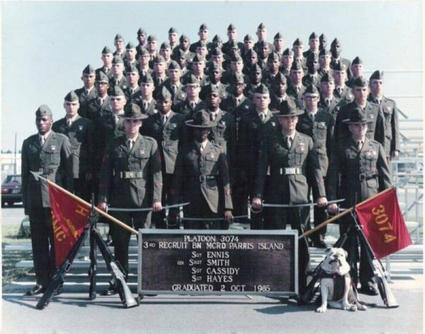 1985,MCRD Parris Island,Platoon 3074