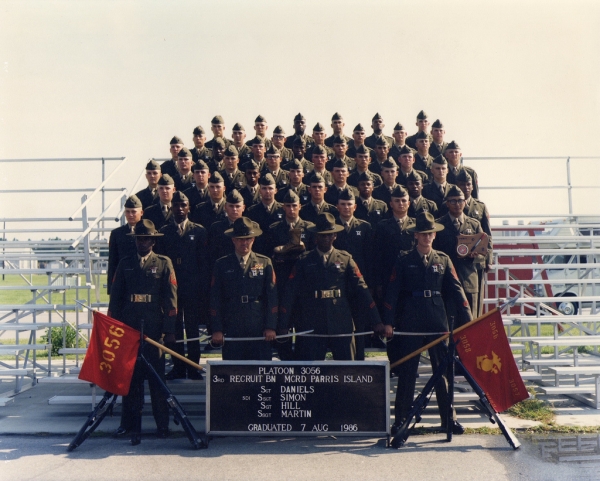 1986,MCRD Parris Island,Platoon 3056