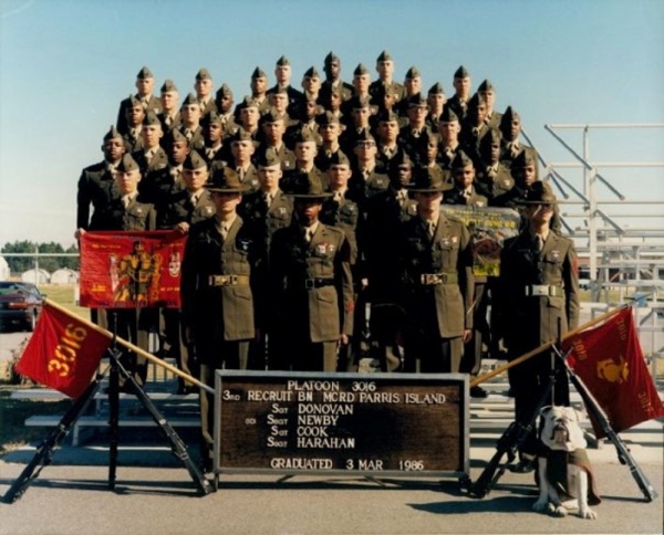 1986,MCRD Parris Island,Platoon 3016