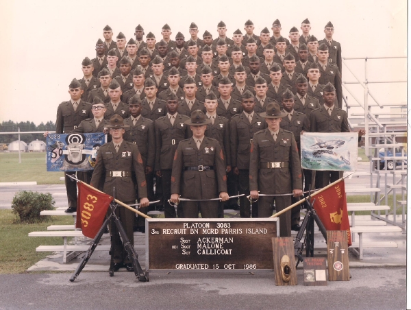 1986,MCRD Parris Island,Platoon 3083