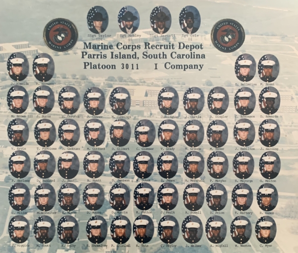 1987,MCRD Parris Island,Platoon 3011