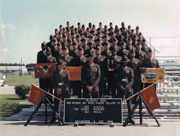 1988,MCRD Parris Island,Platoon 3055