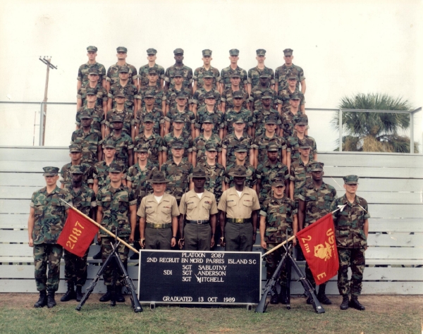 1989,MCRD Parris Island,Platoon 2087