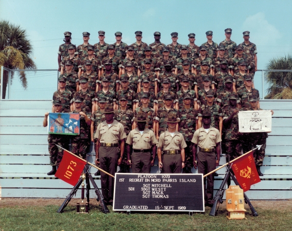 1989,MCRD Parris Island,Platoon 1073