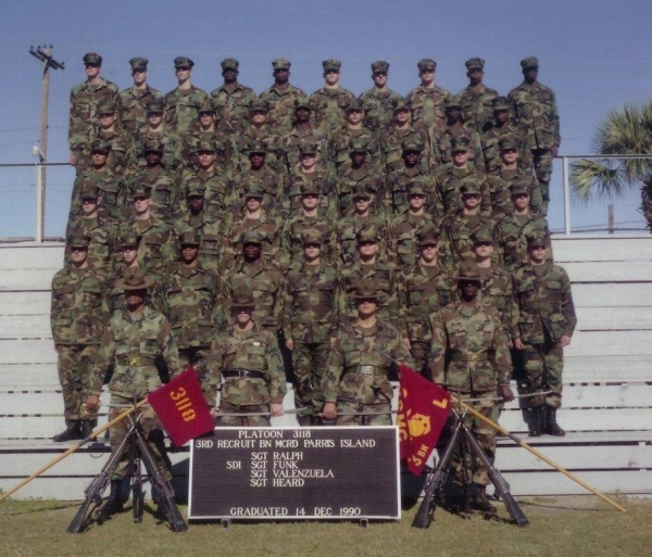 1990,MCRD Parris Island,Platoon 3118