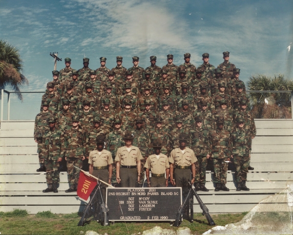 1990,MCRD Parris Island,Platoon 2011