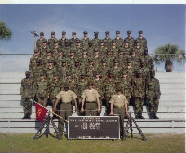 1991,MCRD Parris Island,Platoon 3001