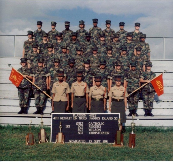 1991,MCRD Parris Island,Platoon 4027